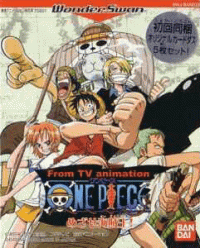One Piece: Mezase Kaizokuou WonderSwan  box art
